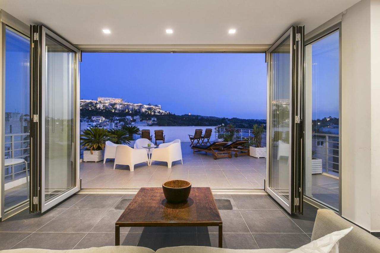 Apartmán Acropolis Panorama View Penthouse With Private Terraces A Contemporary Parthenon Atény Exteriér fotografie