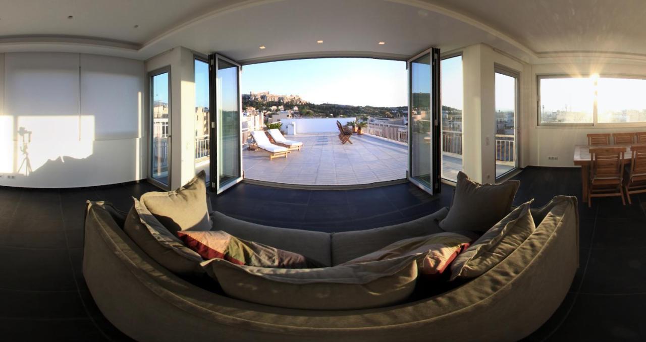 Apartmán Acropolis Panorama View Penthouse With Private Terraces A Contemporary Parthenon Atény Exteriér fotografie