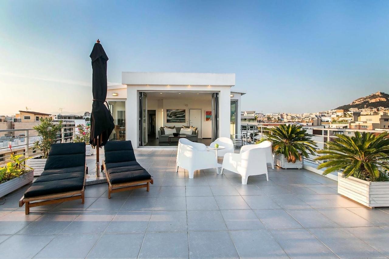 Apartmán Acropolis Panorama View Penthouse With Private Terraces A Contemporary Parthenon Atény Exteriér fotografie