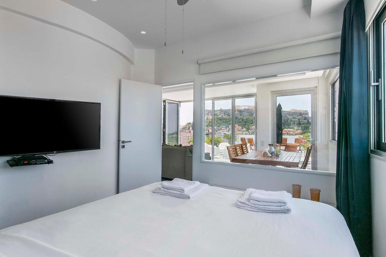 Apartmán Acropolis Panorama View Penthouse With Private Terraces A Contemporary Parthenon Atény Exteriér fotografie