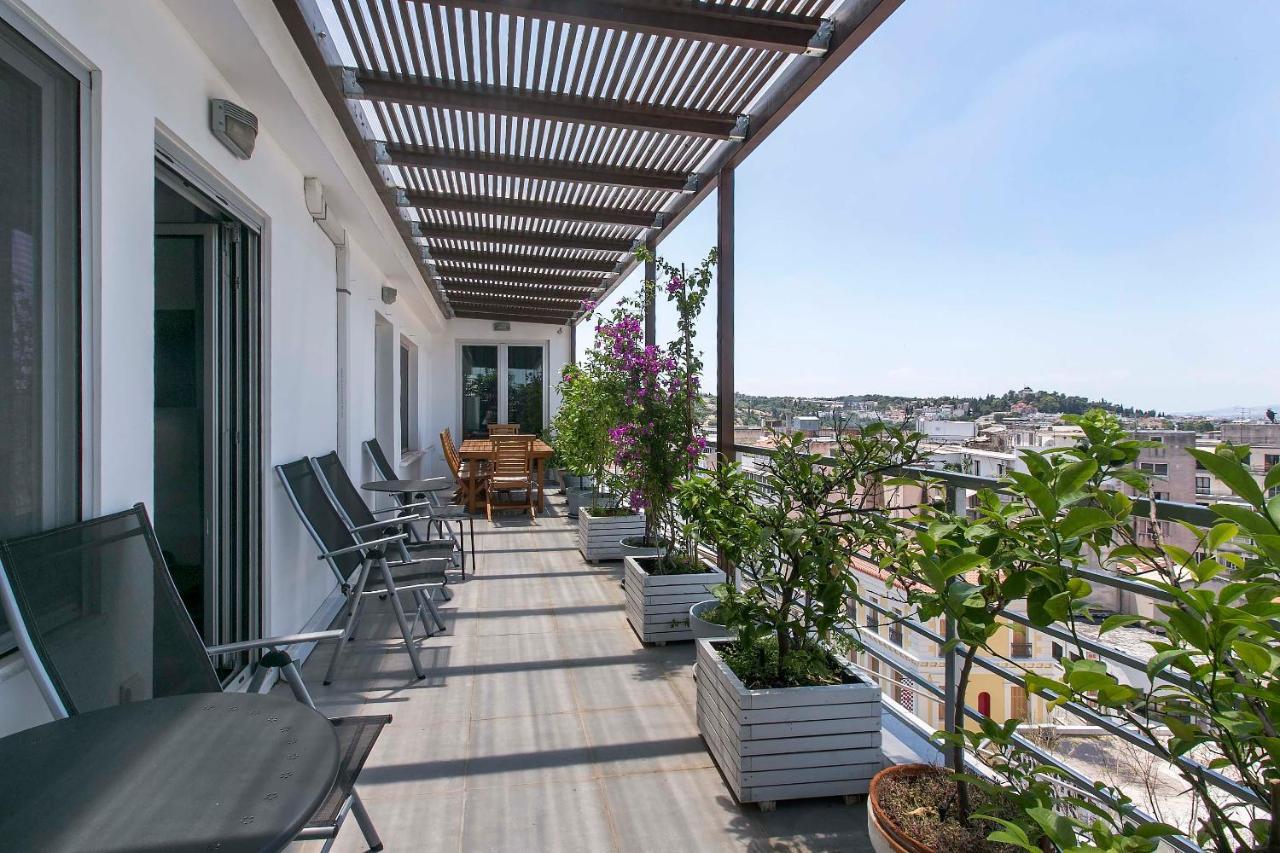 Apartmán Acropolis Panorama View Penthouse With Private Terraces A Contemporary Parthenon Atény Exteriér fotografie