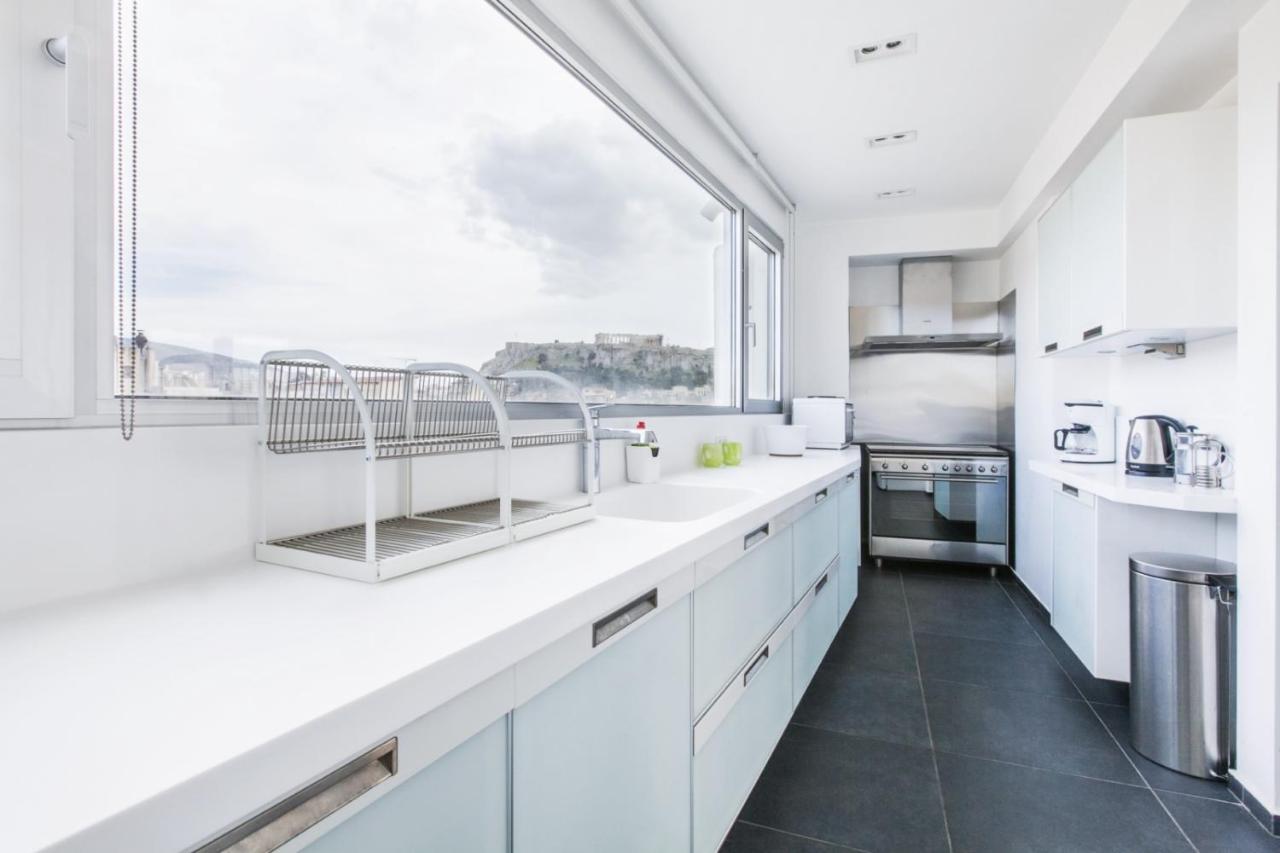 Apartmán Acropolis Panorama View Penthouse With Private Terraces A Contemporary Parthenon Atény Exteriér fotografie