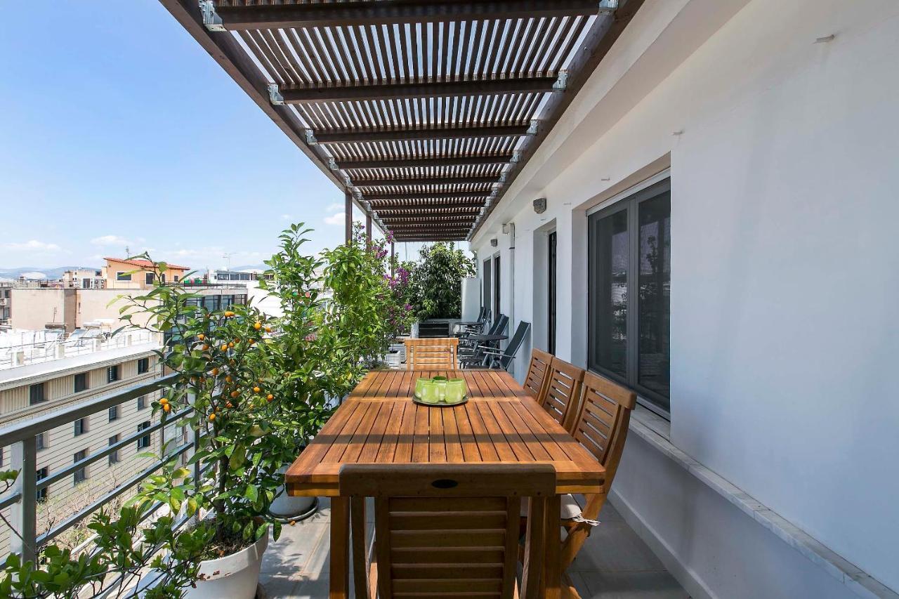 Apartmán Acropolis Panorama View Penthouse With Private Terraces A Contemporary Parthenon Atény Exteriér fotografie