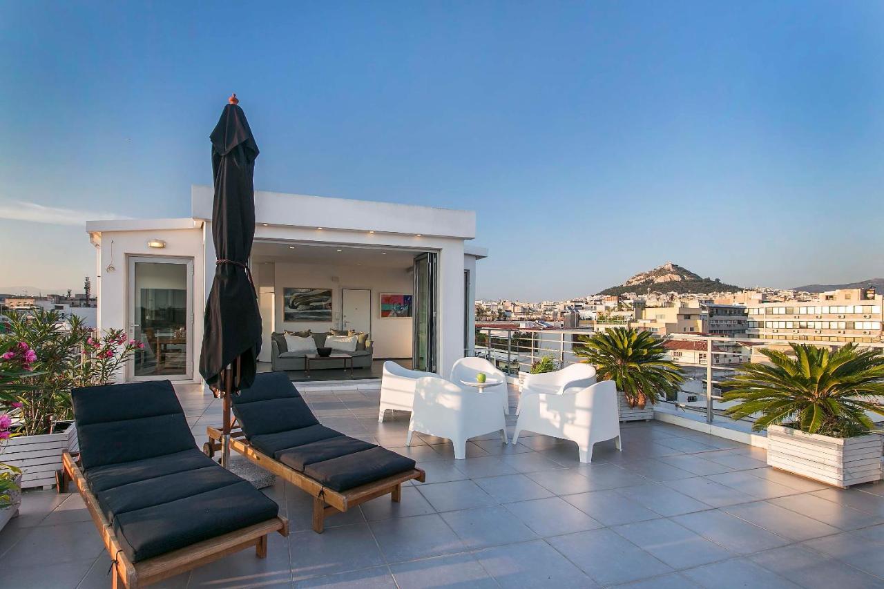 Apartmán Acropolis Panorama View Penthouse With Private Terraces A Contemporary Parthenon Atény Exteriér fotografie